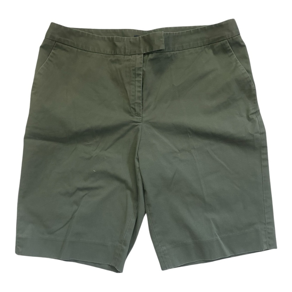 Jones New York Bermuda Shorts Army Green Size 14